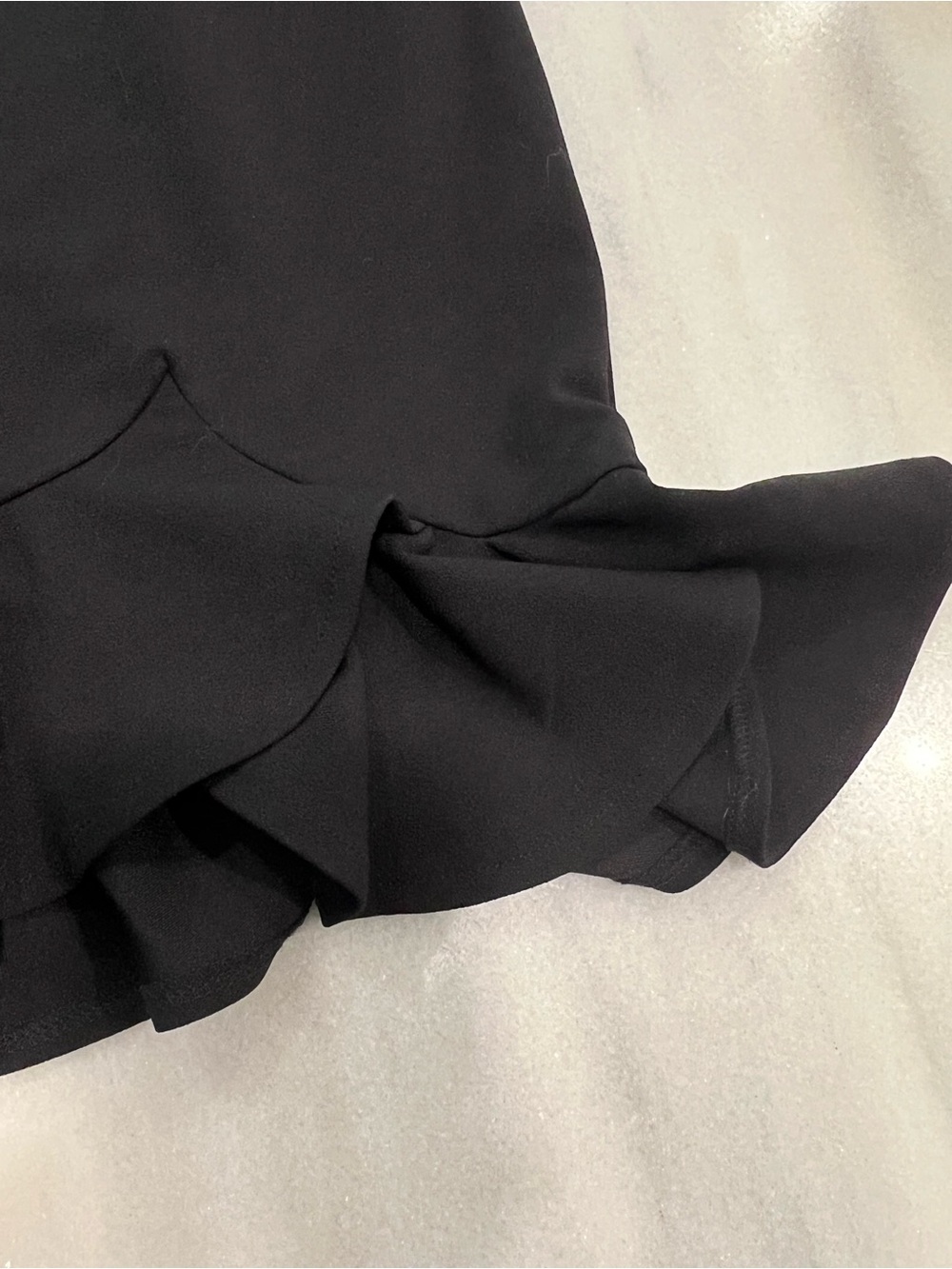 Lulu's Black One-Shoulder Ruffle Mini Dress - Picture 3 of 8